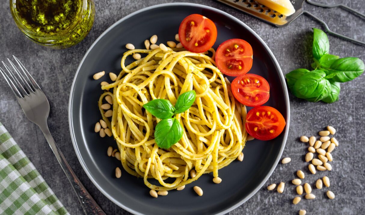 Italian Indulgence: Homemade Pasta and Pesto Perfection